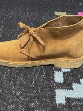 Clarks Originals Desert Boot, Dark Sand Suede, Women's US 9.5, EU 41